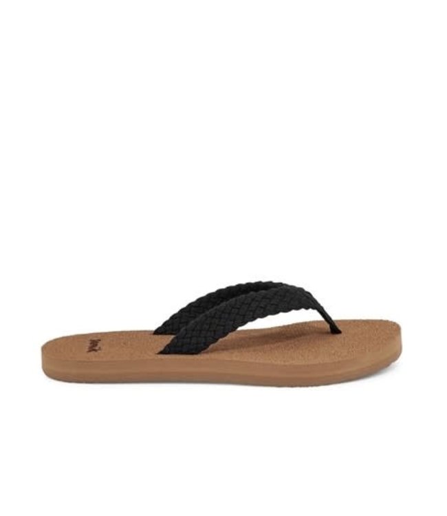 Sanuk W Stacker Braid Black **FINAL SALE**