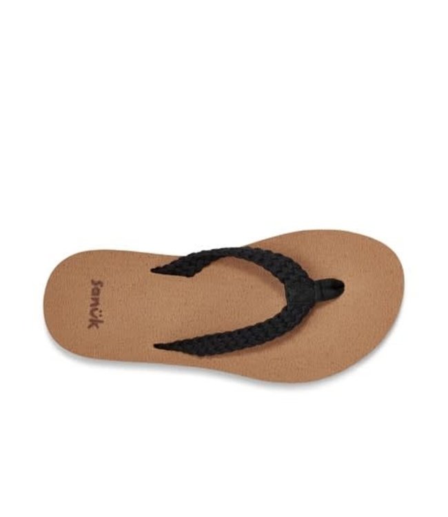 Sanuk W Stacker Braid Black **FINAL SALE**