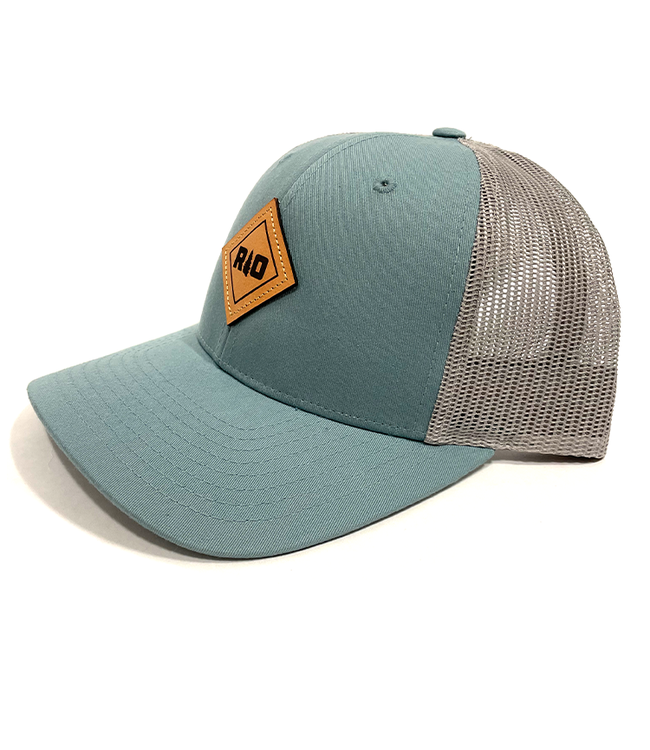 Rock Outdoors Double Diamond RO Leather Patch Low Profile Trucker Hat