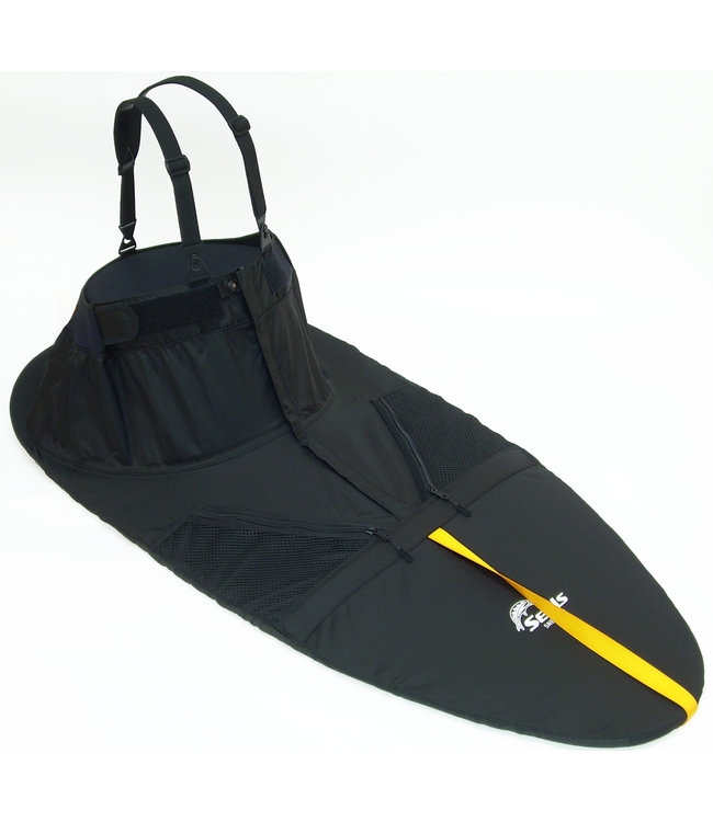 Seals Sneak Zippered Skirt Black