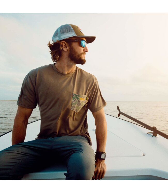 Marsh Wear Mallard Camo Pocket Pamlico Tee