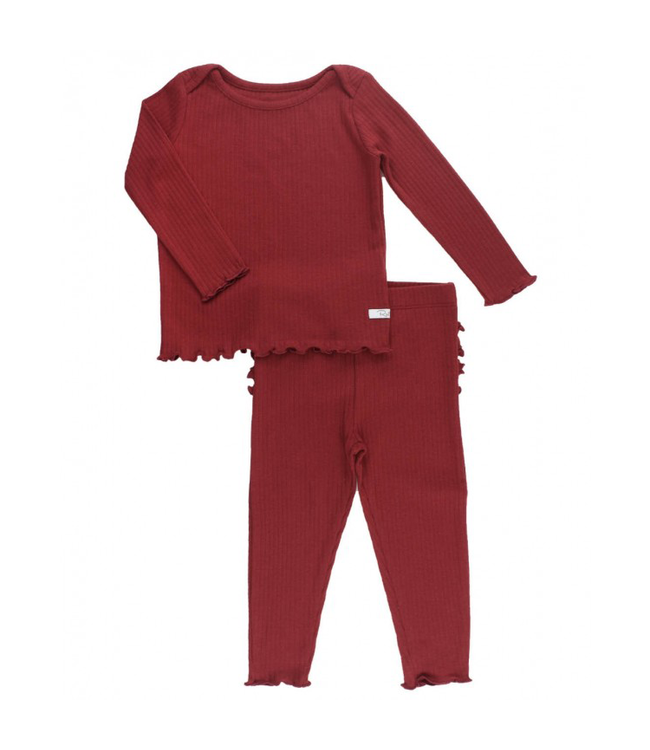 Red Rock Modal Rib PJ Set Red Rock Modal Rib PJ Set
