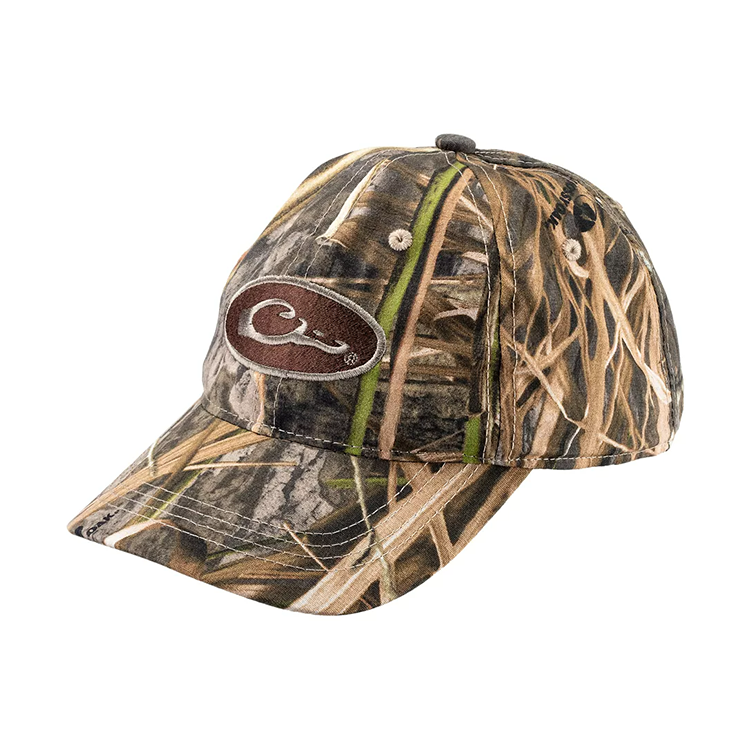 Drake Cotton Camo Cap Blades Habitat 