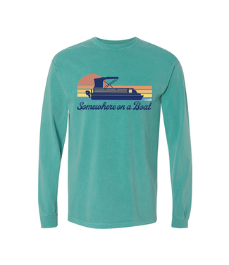 Rock Outdoors Rock Outdoors Somewhere on a Boat Pontoon LS Tee
