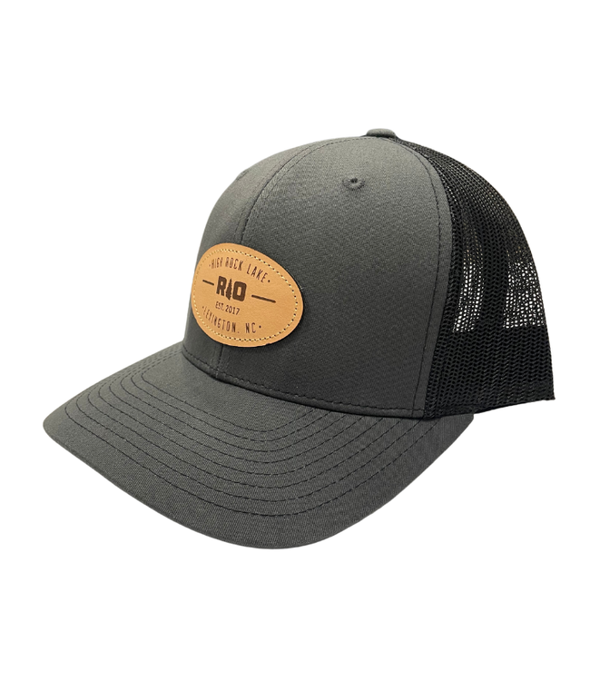 Rock Outdoors RO Oval Leather HRL Patch Mid Profile Trucker