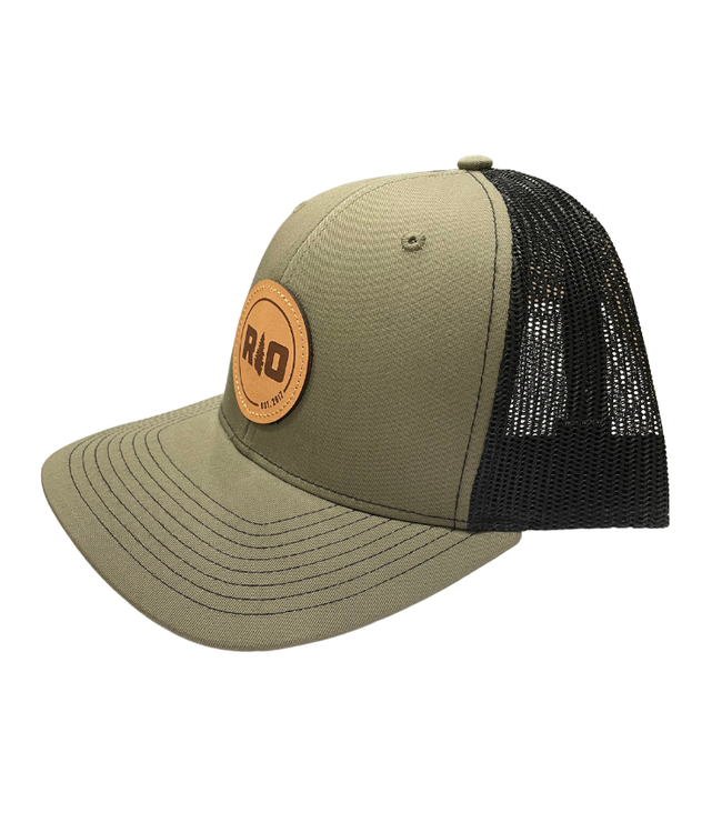 Rock Outdoors RO Round Leather Patch Mid Profile Trucker