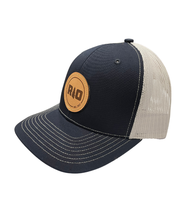 Rock Outdoors RO Round Leather Patch Mid Profile Trucker