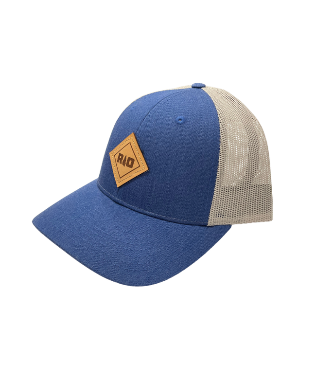 Rock Outdoors Double Diamond RO Leather Patch Low Profile Trucker Hat