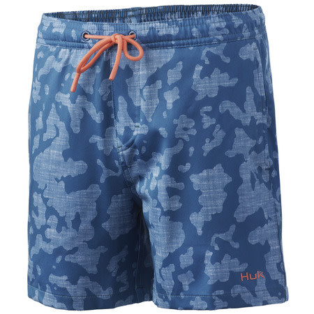 Huk Men's Pursuit Fishing Shorts - Titanium Blue - XL - Titanium Blue XL