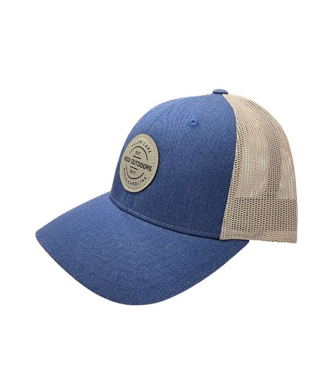 Rock Outdoors Steel Leather Patch Salem Lake Low Profile Trucker Hat