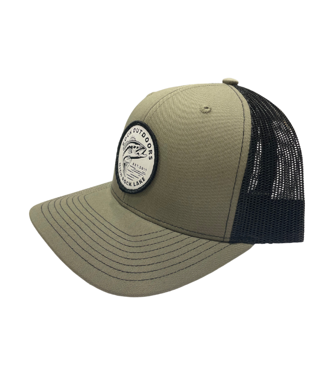Rock Outdoors High Rock Lake Bass Patch Mid Profile Trucker