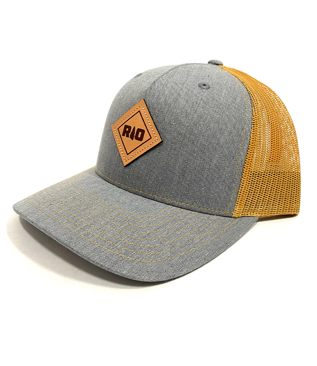 Rock Outdoors Double Diamond RO Leather Patch Mid Profile Trucker Hat
