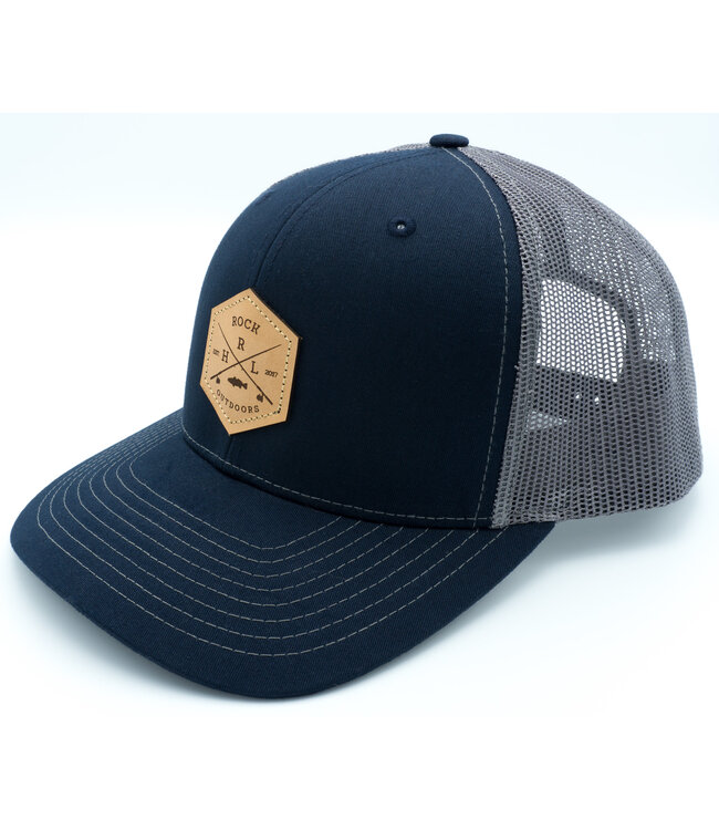 Rock Outdoors Crossed Leather Patch HRL Trucker Hat