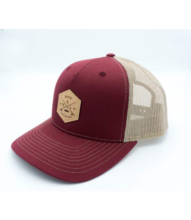 Rock Outdoors Crossed Leather Patch HRL Trucker Hat