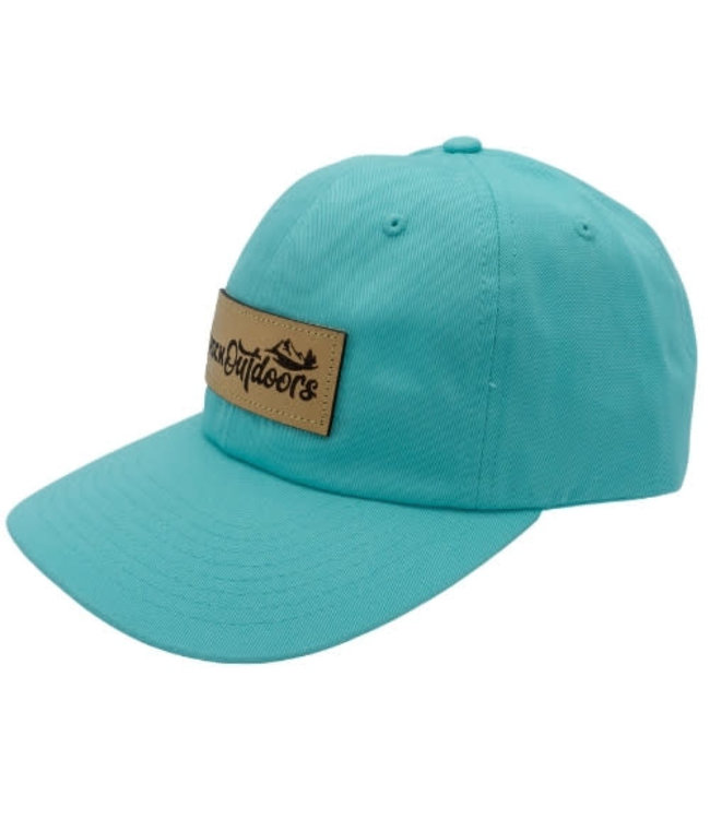 Rock Outdoors Etched Leather Applique Rock Outdoors Logo Unstructured Hat