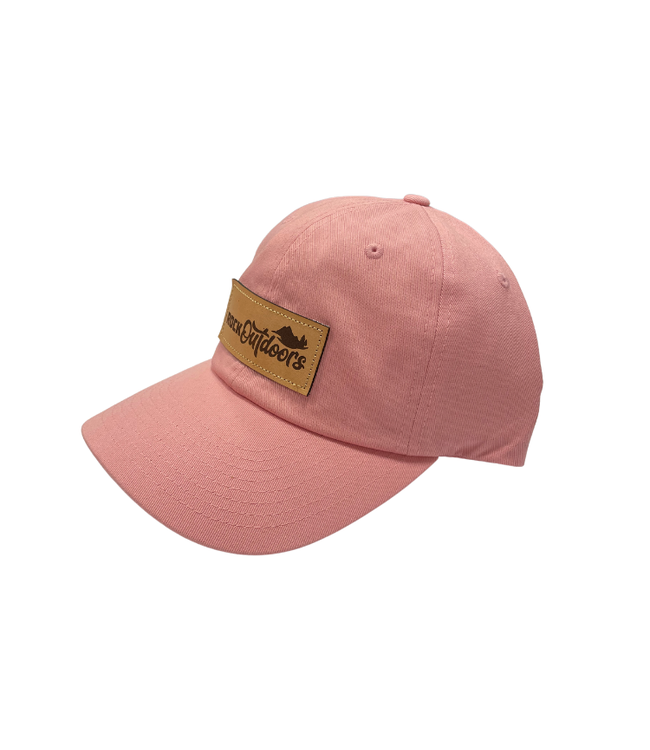 Rock Outdoors Etched Leather Applique Rock Outdoors Logo Unstructured Hat