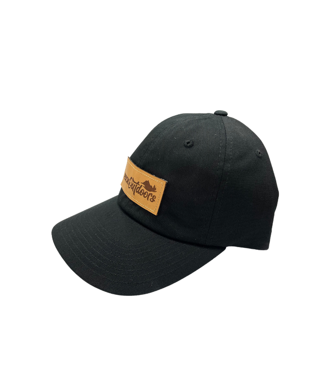 Rock Outdoors Etched Leather Applique Rock Outdoors Logo Unstructured Hat