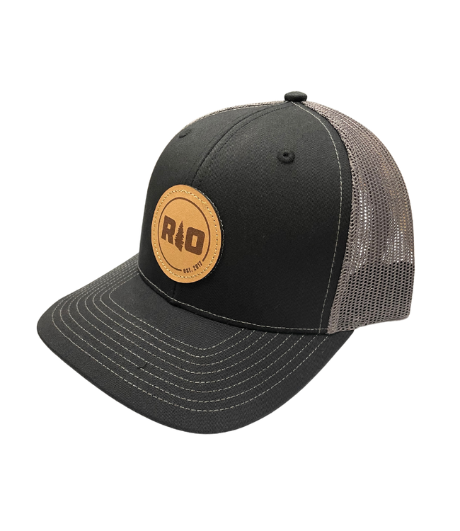 Rock Outdoors RO Round Leather Patch Mid Profile Trucker