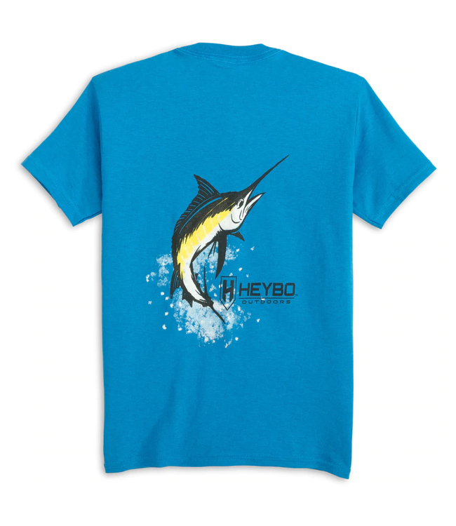 HEYBO Heybo YTH Bob Marlin SS Tee Turquoise