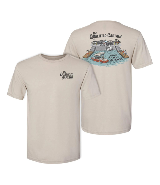The Qualified Captain Boat Ramp Champ SS Tee