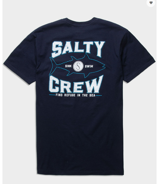 Salty Crew Salty Crew Tight Lines SS Pocket Tee Navy