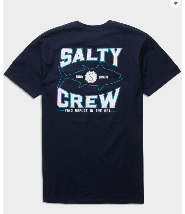 Salty Crew Tight Lines SS Pocket Tee Navy