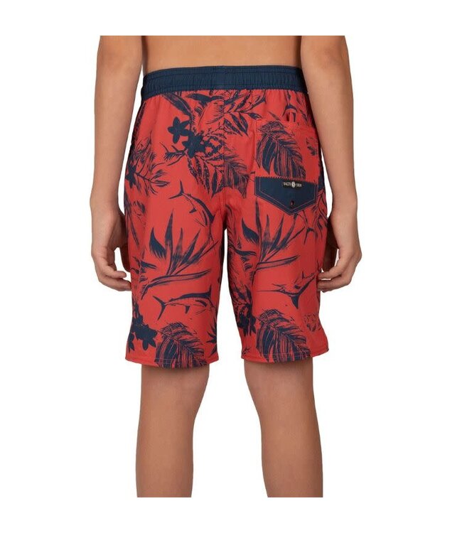 Salty Crew YTH Island Days Boys Elastic Neo Coral