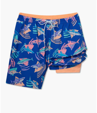 Chubbies Chubbies The Daddy Sharks 7" (Lined Classic Swim Trunk)