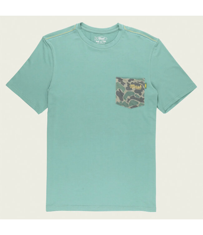 Marsh Wear Mallard Camo Pocket Pamlico Tee