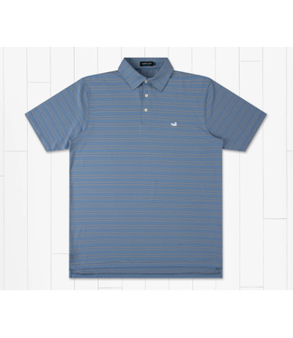 Southern Marsh Southern Marsh Bermuda Performance Polo Naples Stripe