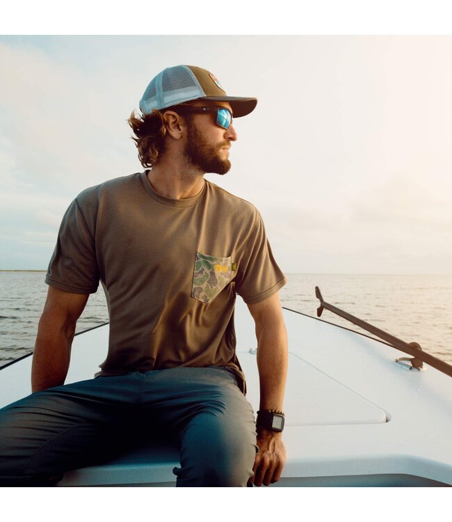 Marsh Wear Mallard Camo Pocket Pamlico Tee