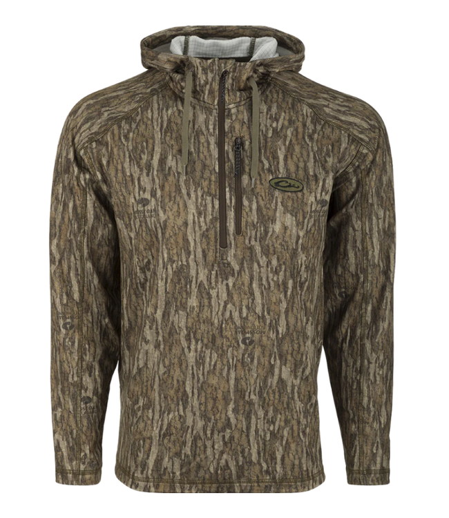 Drake Breathelite 1/4 Zip Camo Hoodie