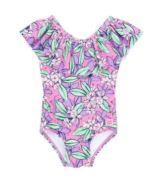 Rufflebutts Rufflebutts Violet Valley Ruffle One Piece