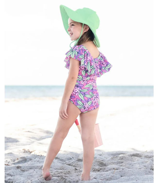 Rufflebutts Violet Valley Ruffle One Piece