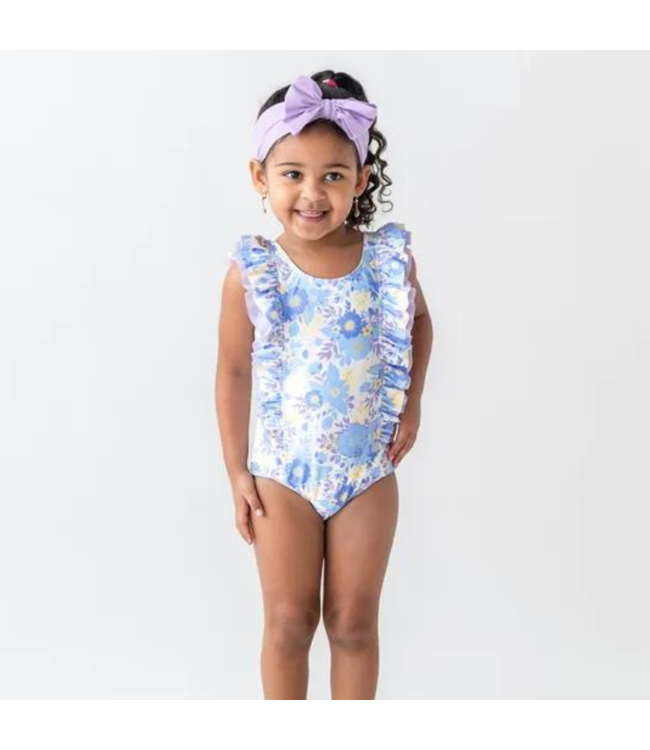 Rufflebutts Prisitine Blooms Waterfall One Piece