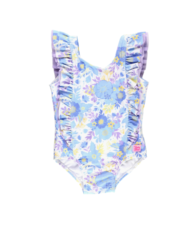 Rufflebutts Pristine Blooms Waterfall One Piece