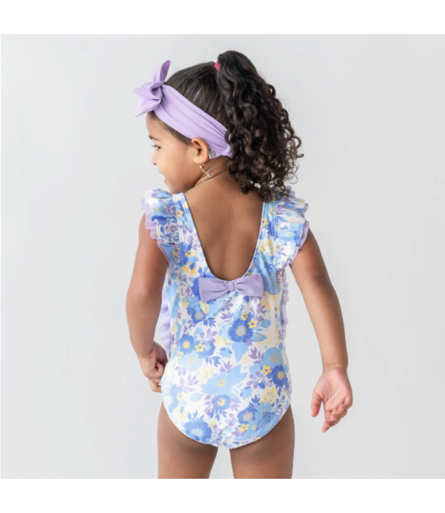 Rufflebutts Pristine Blooms Waterfall One Piece
