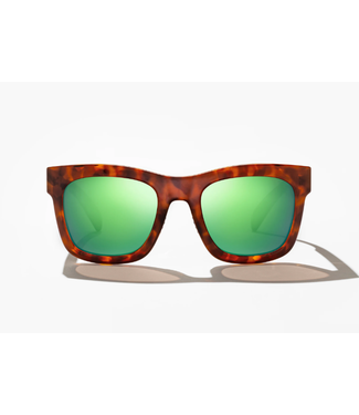 Bajío Bajío Cometa Amber Tort Gloss Green PC Sunglasses **FINAL SALE**
