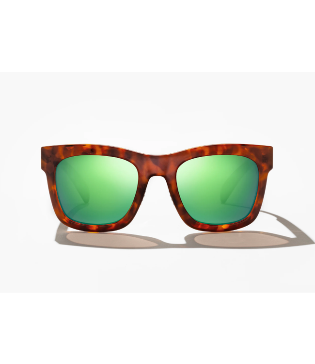 Bajío Cometa Amber Tort Gloss Green PC Sunglasses **FINAL SALE**