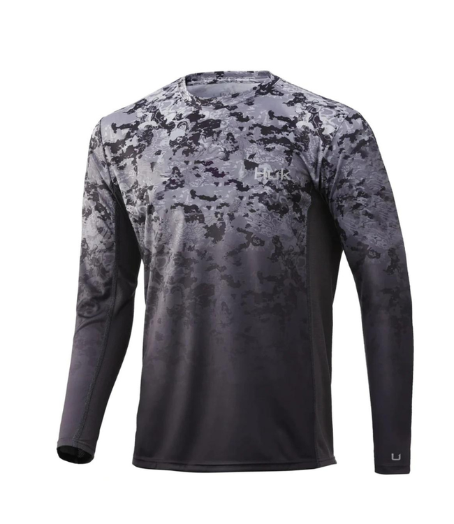 Huk Icon X Tide Change Fade LS Performance Shirt