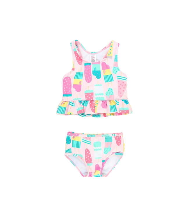 Rufflebutts Ice Cream Social Peplum Tankini