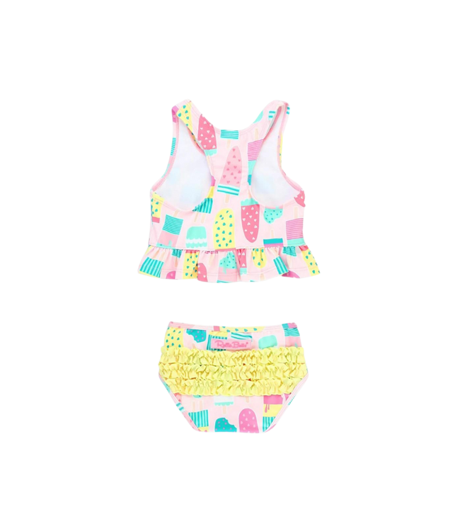 Rufflebutts Ice Cream Social Peplum Tankini