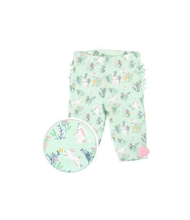 Rufflebutts Rufflebutts Cutie Cottontail Bow-Detail Capri Leggings