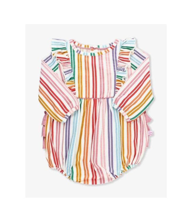 Rufflebutts Hello Spring Waterfall Bubble Romper