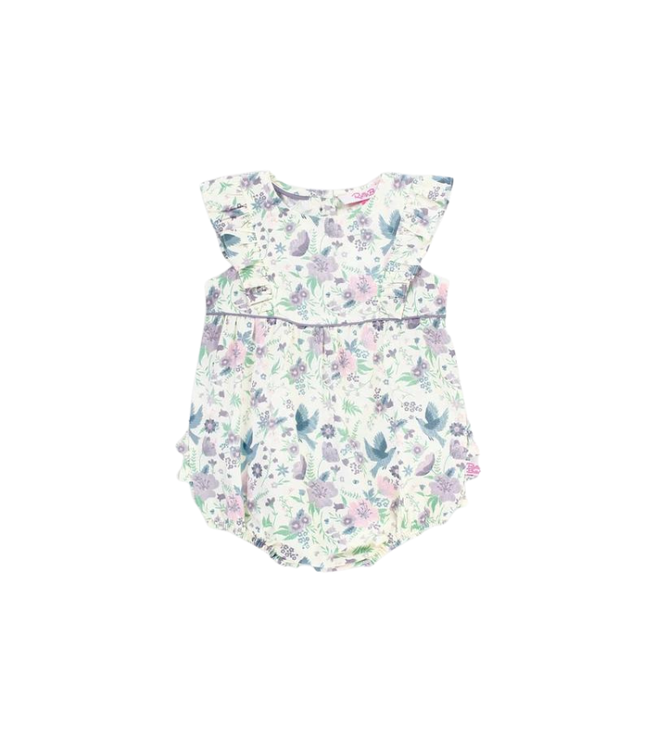 Rufflebutts Rufflebutts Solid Waterfall Bubble Romper