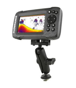 RAM® Track Ball™ Double Ball Mount for Lowrance Hook² & Reveal Series 1" Ball Track Mount