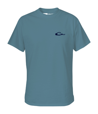 Drake Drake DPF Catfish Logo SS Tee Blue Slate