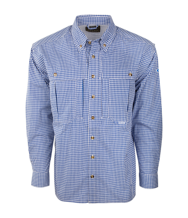 Drake LS Gingham Plaid Wingshooter's Shirt