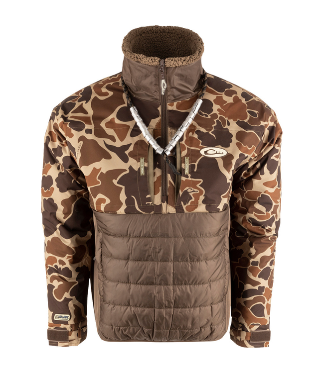 Drake LST Guardian Flex Double Down Eqwader 1 4 Zip Rock Outdoors