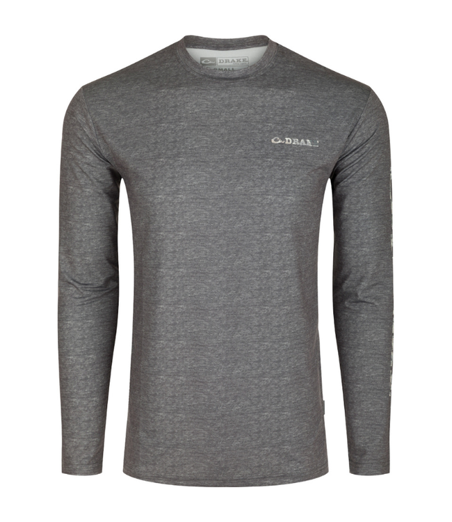 Drake Men's LS Performance Crew Print